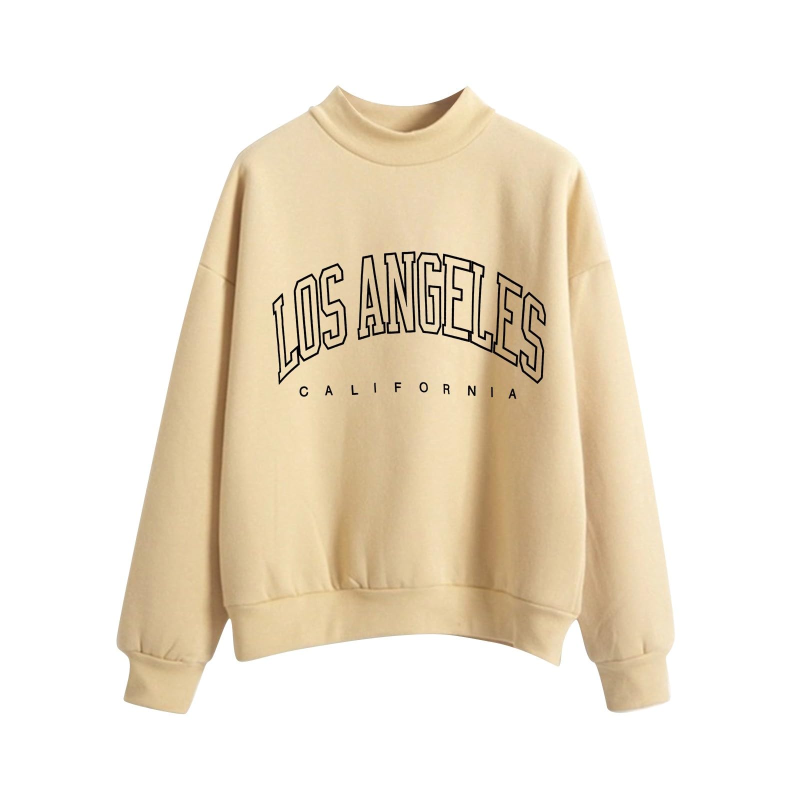 Women's Warm Sweatshirt Long Sleeve O Neck Soft Printed Shirt Ladies Winter Tops Women Star Letter Print Zip Up Loose Hoodies Y2K Ladies Jumpers Size 22 for Mum Sale Promotion