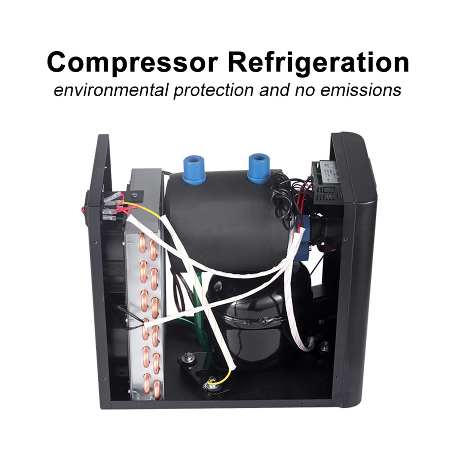 Grand Refroidisseur d'aquarium for 300L Poisson/planté/crevette/Marin/réservoir de Corail 1/3 Refroidisseur d'eau système de Refroidissement Accessoires d'aquarium
