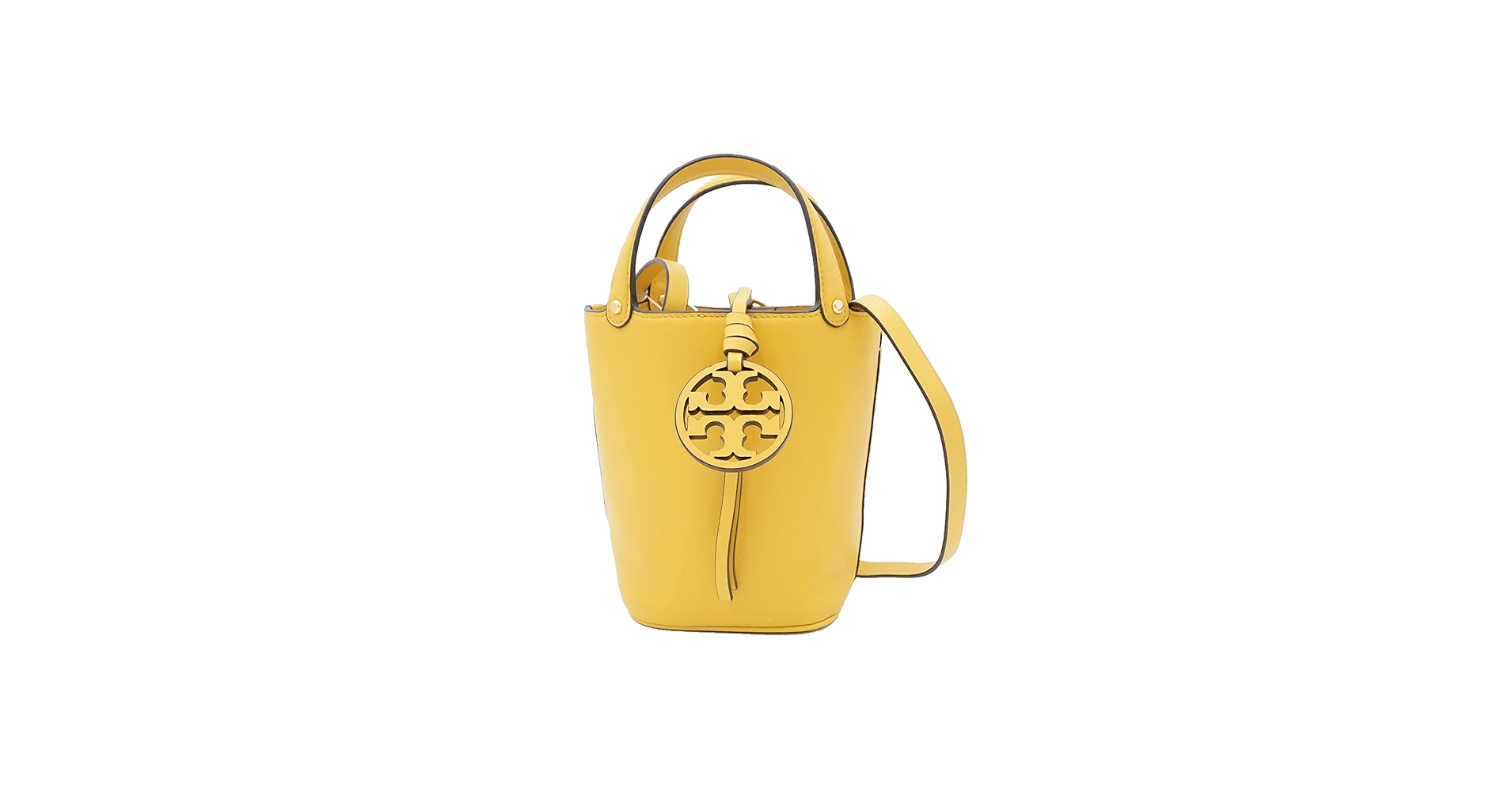 Tory Burch イエローバケットバッグ 中古・古着通販】TORY BURCH (トリーバーチ) Tモノグラム