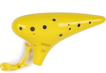 Amazon | TNG オカリナ 楽器 シングル [ 12穴 / アルト/イエロー