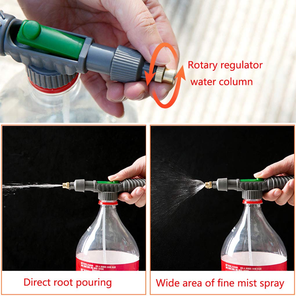Handheld Sprayer, High Pressure Air Pump Manual Sprayer with Adjustable Nozzle, Garden Pump Sprayer - Image 2