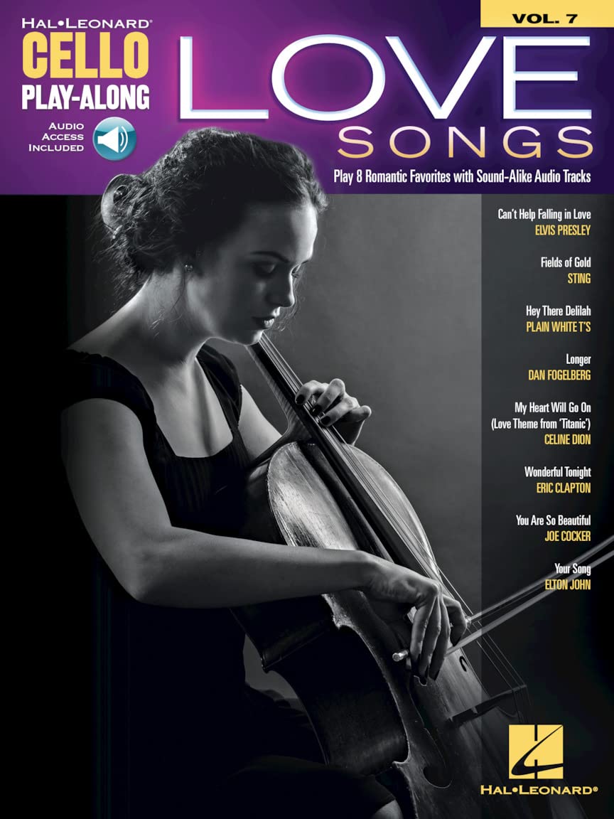 Love Songs : Cello Play-Along Volume 7