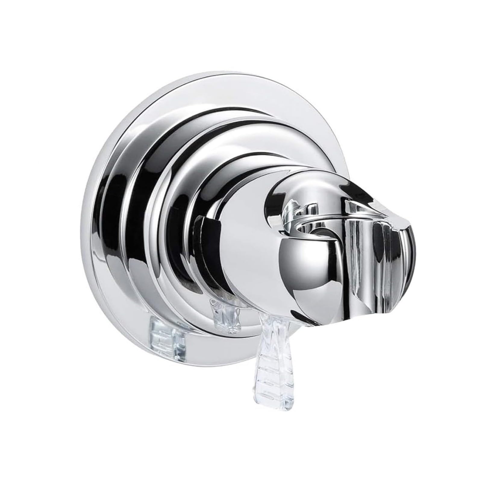 Msioytog Strong Suction Shower Holder Includes Adhesive Discs for Textured Wall Easy Relocation Without Residues Nonrust Steel Shower Organizers