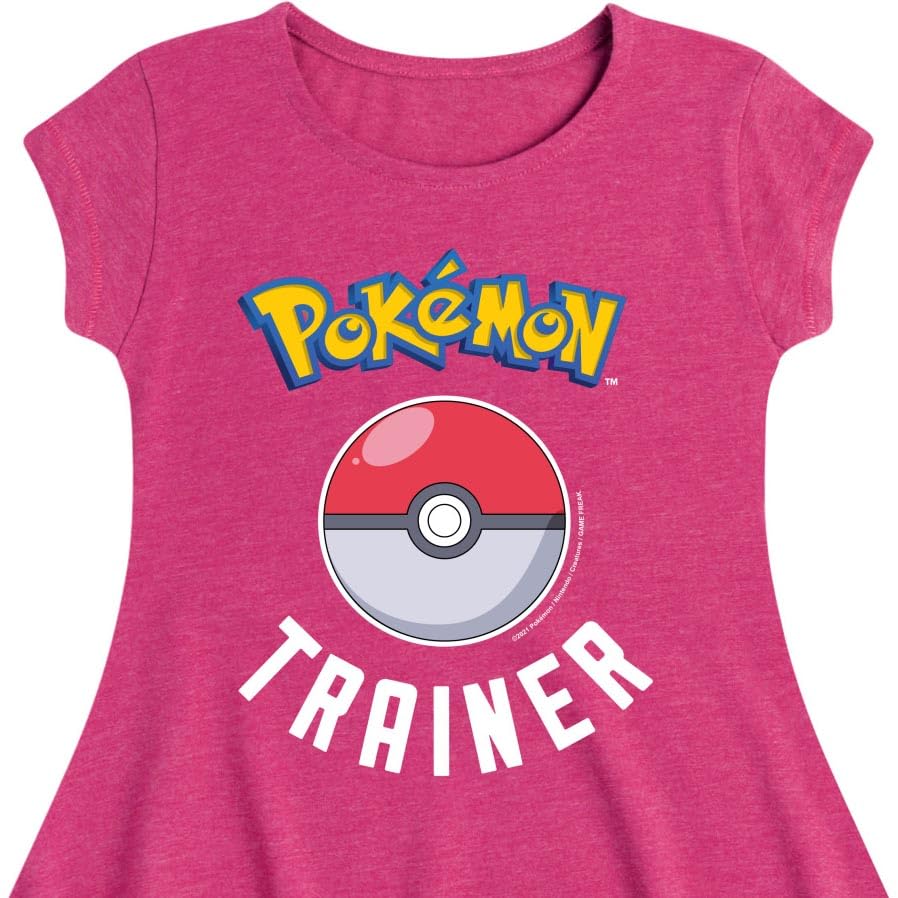 HYBRID APPAREL - Pokémon - Pokémon Trainer Pokeball Logo - Youth Girls Fit and Flare Dress2