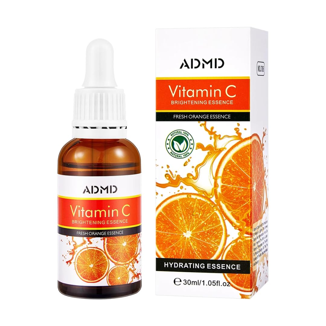 Vitamin C Brightening Essence, Fresh Orange Hydrating Serum, 30ml