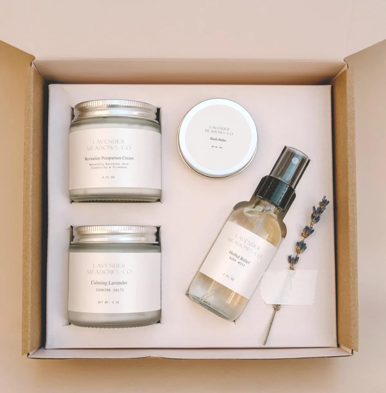 Postpartum Care Package by Lavender Meadows Co