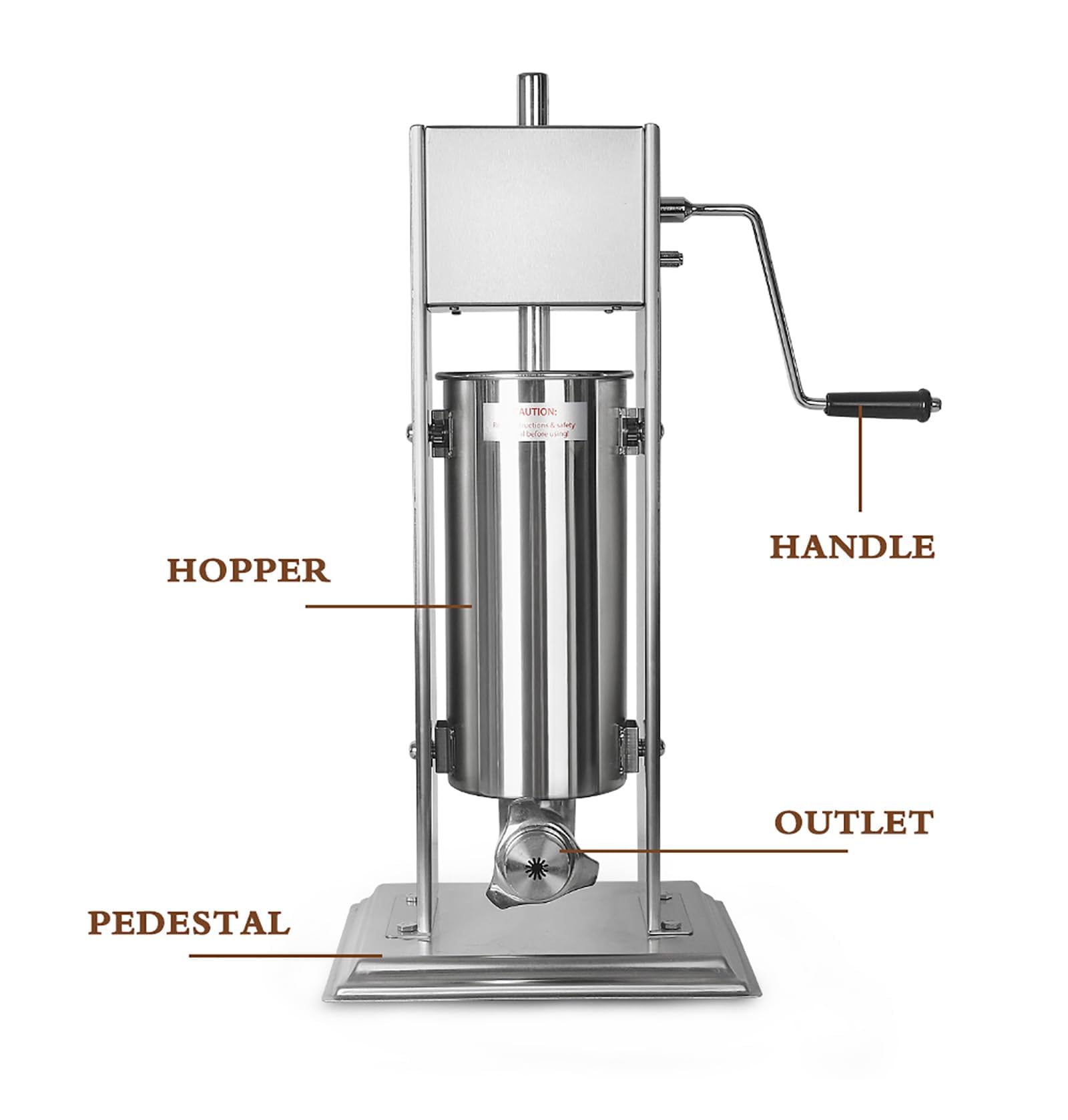 Machine à Churros Manuelle Verticale, équipement de Snacking, idéale pour la Maison et Le Commerce