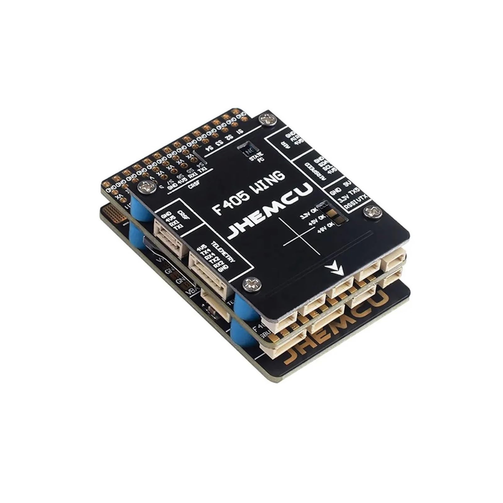 JHEMCU F405 Wing INAV kontroler lotu wbudowany barometr żyroskop OSD Blackbox BEC kompatybilny z samolotem RC Fixed-Wing