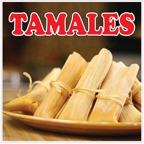 Tamales Concession - Adhesivo de vinilo troquelado para restaurante y camión de comida de 8 pulgadas