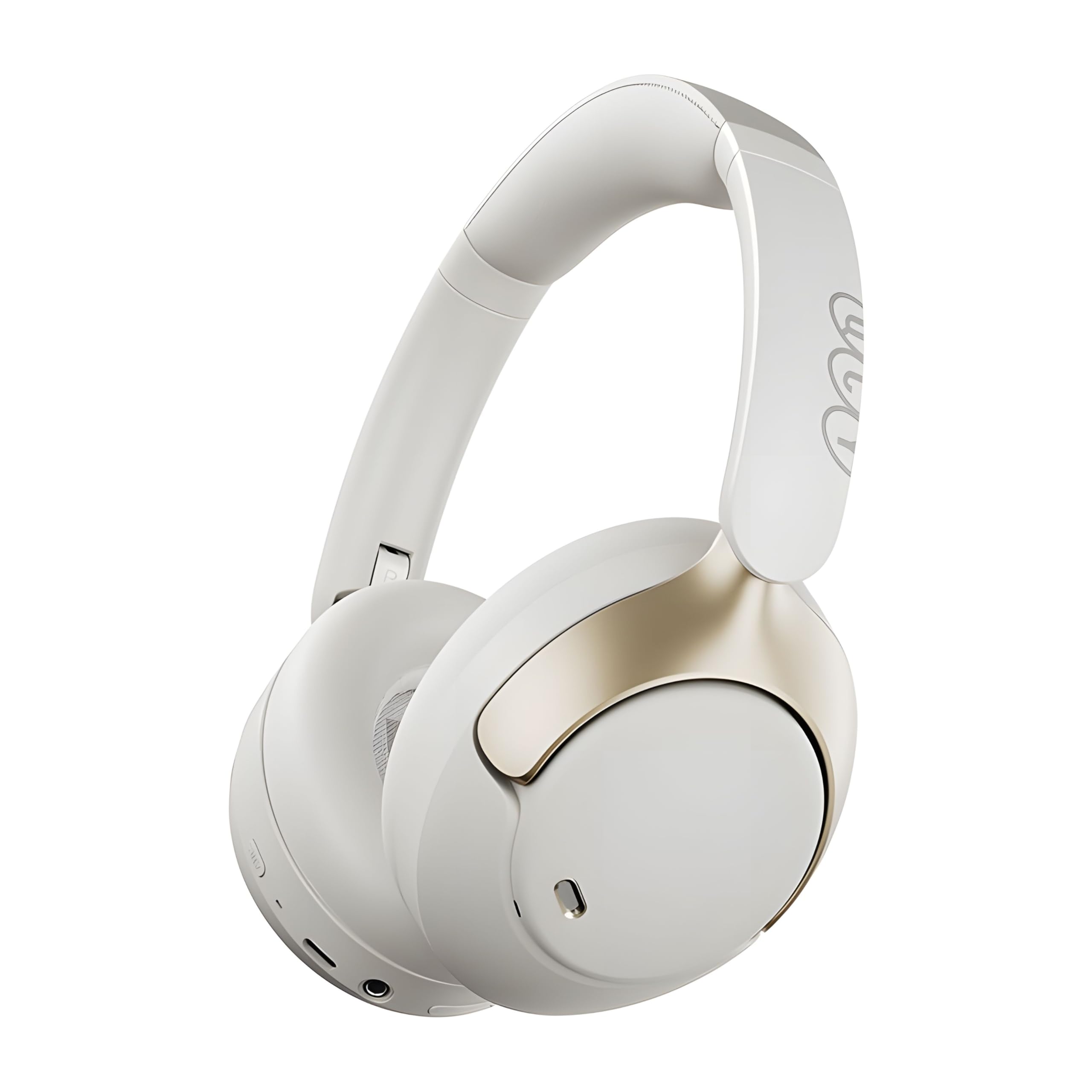 QCY Bezprzewodowe słuchawki nauszne H3 Pro ANC, redukcja szumów 50 dB, odtwarzanie 55 godzin, wygodne dopasowanie, wyraźne połączenia z AI, Bluetooth 5.4, łączność przewodowa i bezprzewodowa oraz