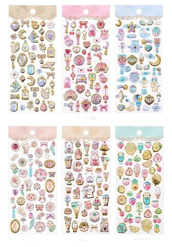 �m�[�u�����h�i 3D���n�����[�t�N���X�^�����̃V�[�� ���̎q�����g�уP�[�X�����p �_�C�������h��΃X�e�b�J�[ DIY�蒠�E�����f�R���[�V���� �q�ǂ��m�����f�� �������߃X�}�z�f�R���e�B�u�X�e�b�J�[(F)