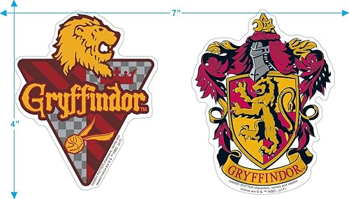 Miniatura 3 de Popfunk Harry Potter Hogwarts Crest - Sudadera con capucha y calcomanías para niños y niñas