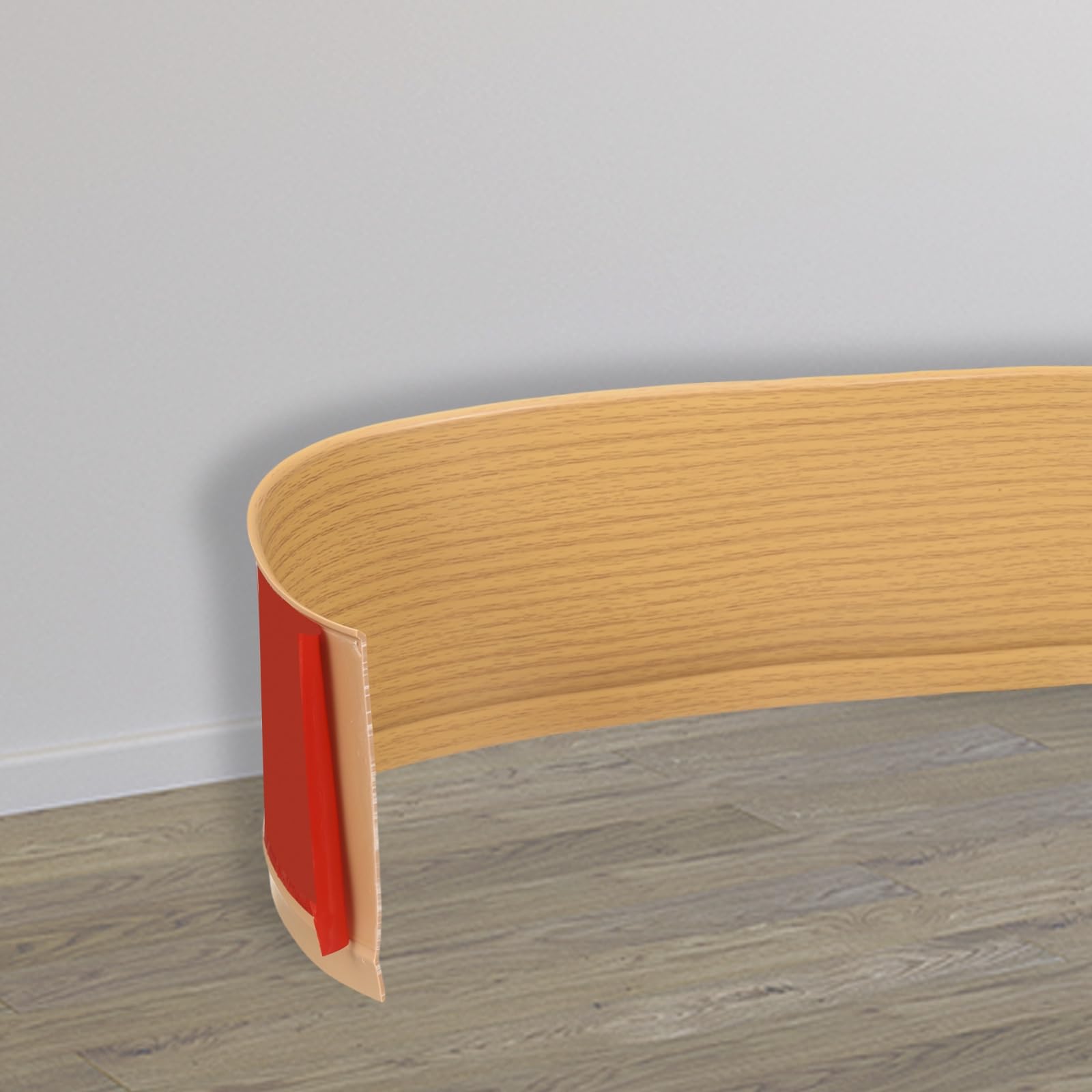 Moldura de vinilo flexible autoadhesiva uxcell para proteger zócalos y esquinas de paredes