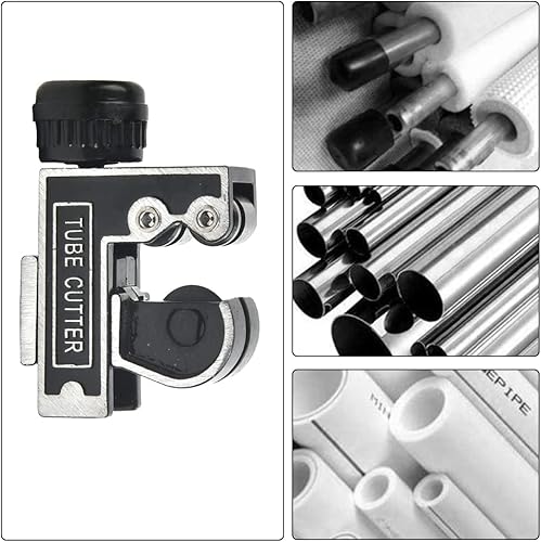 Miniatura 4 de Mini herramienta de corte de tubos de acero, mini cortador de tubos de 18 a 1-18 pulgadas (0.118-1.102 in), cortador de tubos para aluminio de cobre
