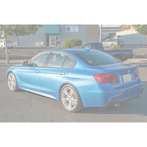 Replacement for 2012-2018 BMW F30 F31 3-Series M-Sport Models | M Performance Style Carbon Fiber Side Skirts Rocker Panels Extension