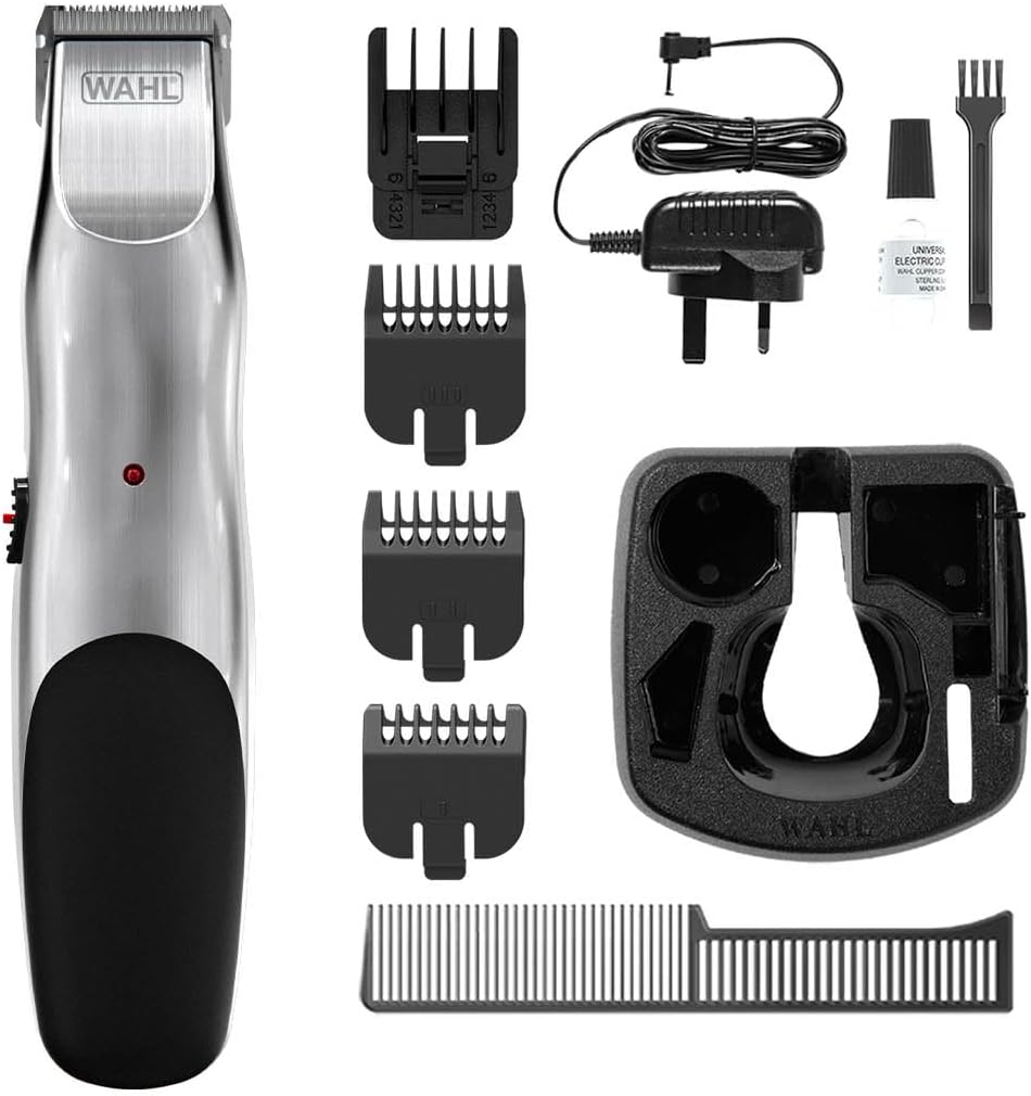 Groomsman Cord/Cordless Stubble & Beard Trimmer, Stubble Trimmer, Gift for Him, Male Grooming Set, Trimmers for Men, Rechargeable Trimmer, Corded, Cordless, Beard Care