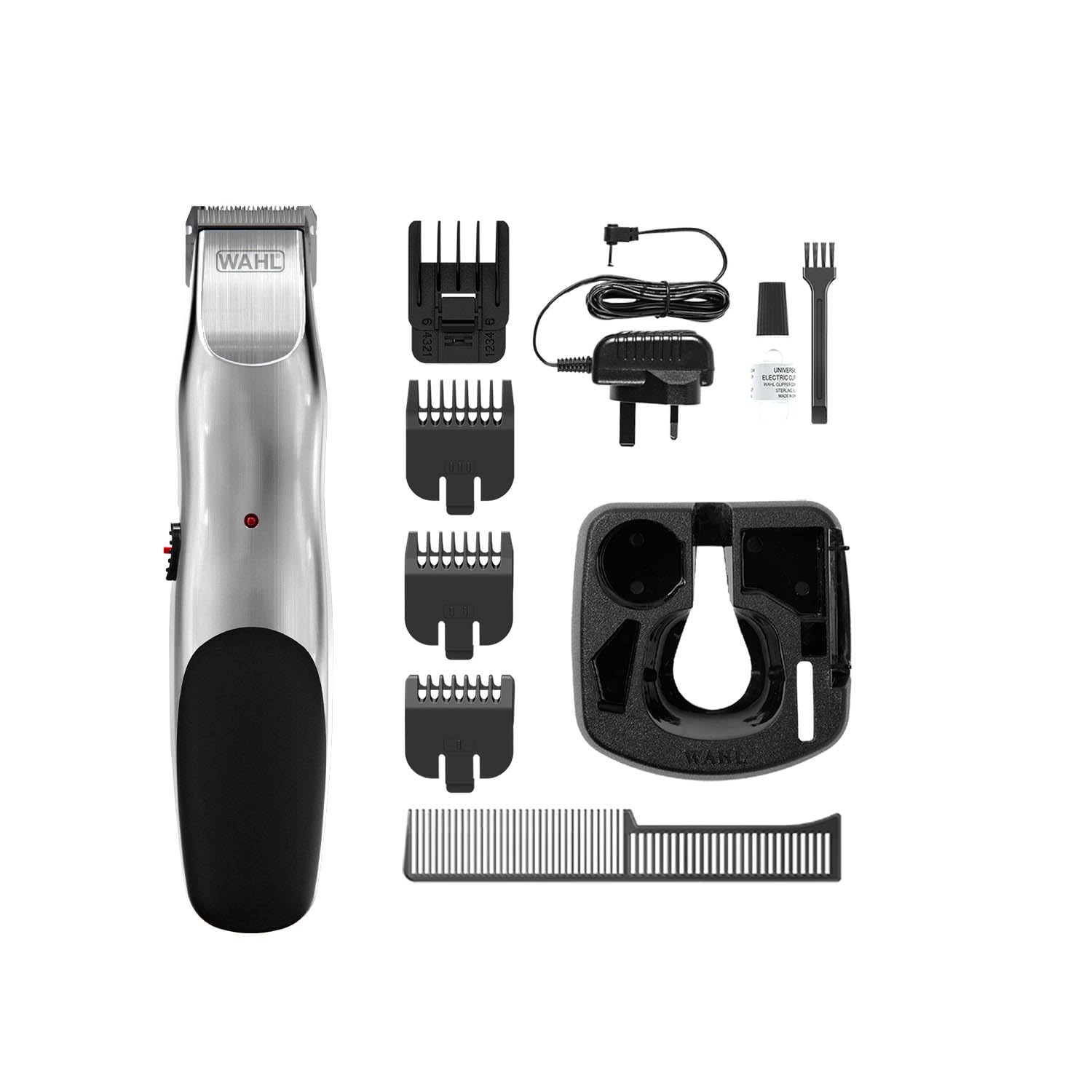 WahlGroomsman Cord/Cordless Stubble & Beard Trimmer, Stubble Trimmer, Gift for Him, Male Grooming Set, Trimmers for Men, Rechargeable Trimmer, Corded, Cordless, Beard Care