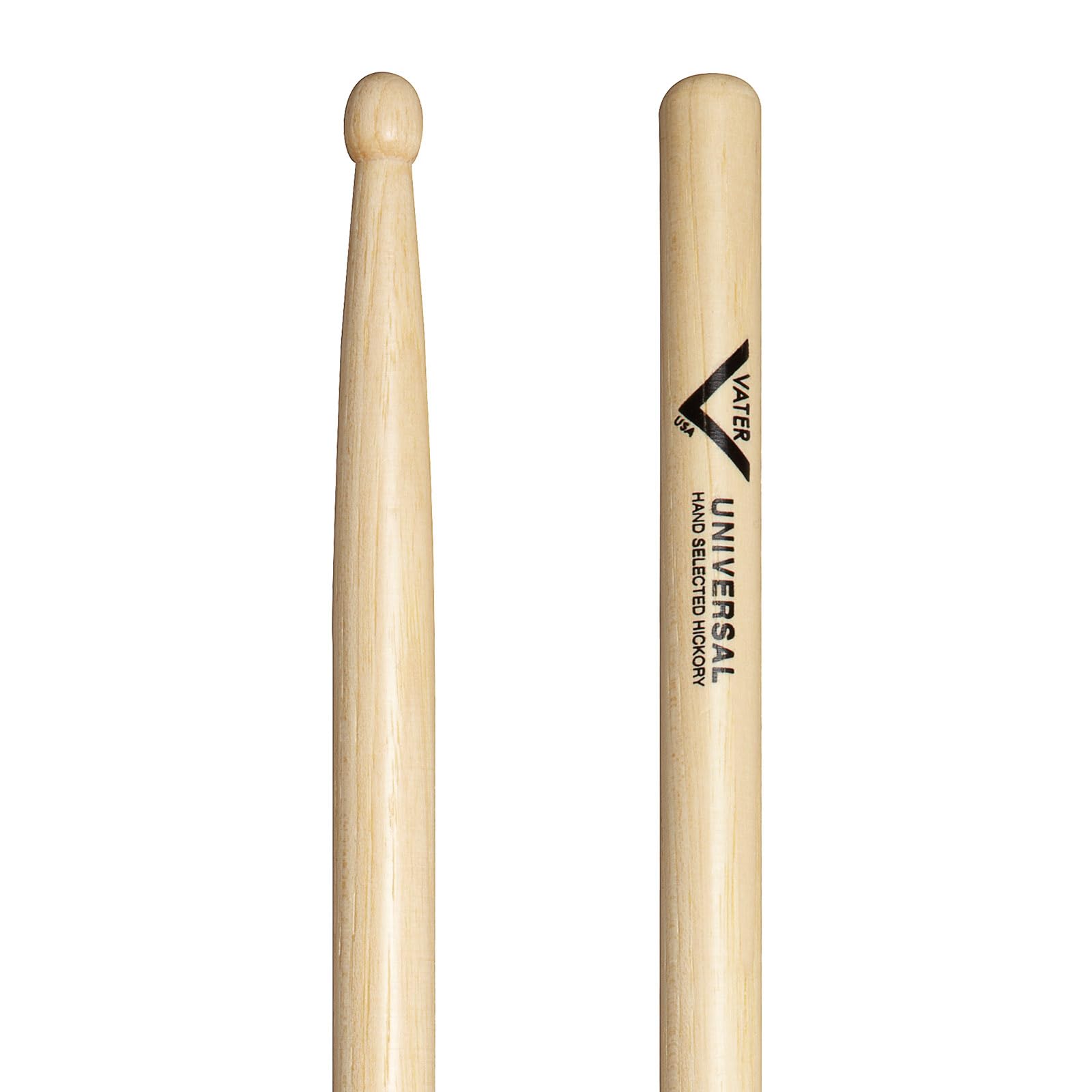 Vater - Universal (Wood Tip) American Hickory Drumsticks - VHUW