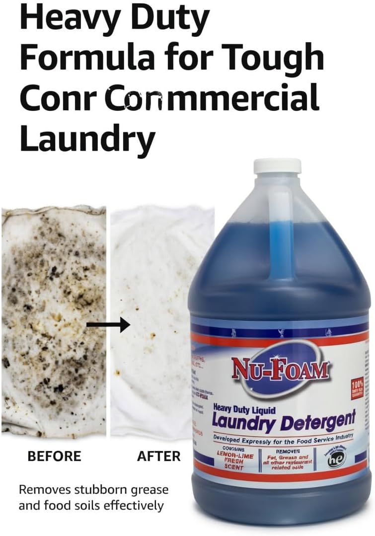 Nu-Foam Heavy Duty Liquid Laundry Detergent - 1 Gallon