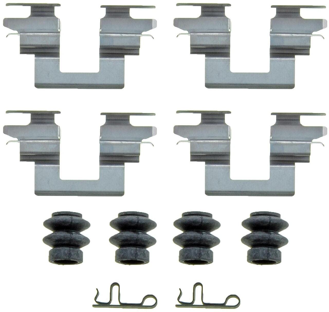 Disc Brake Hardware Kit - DISC BRAKE HDW KIT - Disc Brake Hardware Kit - Brake Bolt Kit - This disc brake hardware kit is designed to match the original hardware required to repair the disc brake on specified vehicles. Made of quality components, this kit is engineered for reliable performance and durability. - Hino 2007-05, Toyota 2008-02 - DORMAN Disc Brake Hardware Kit for Hino - Dorman HW13374 Rear Disc Brake Hardware Kit Compatible with Select Hino / Toyota Models