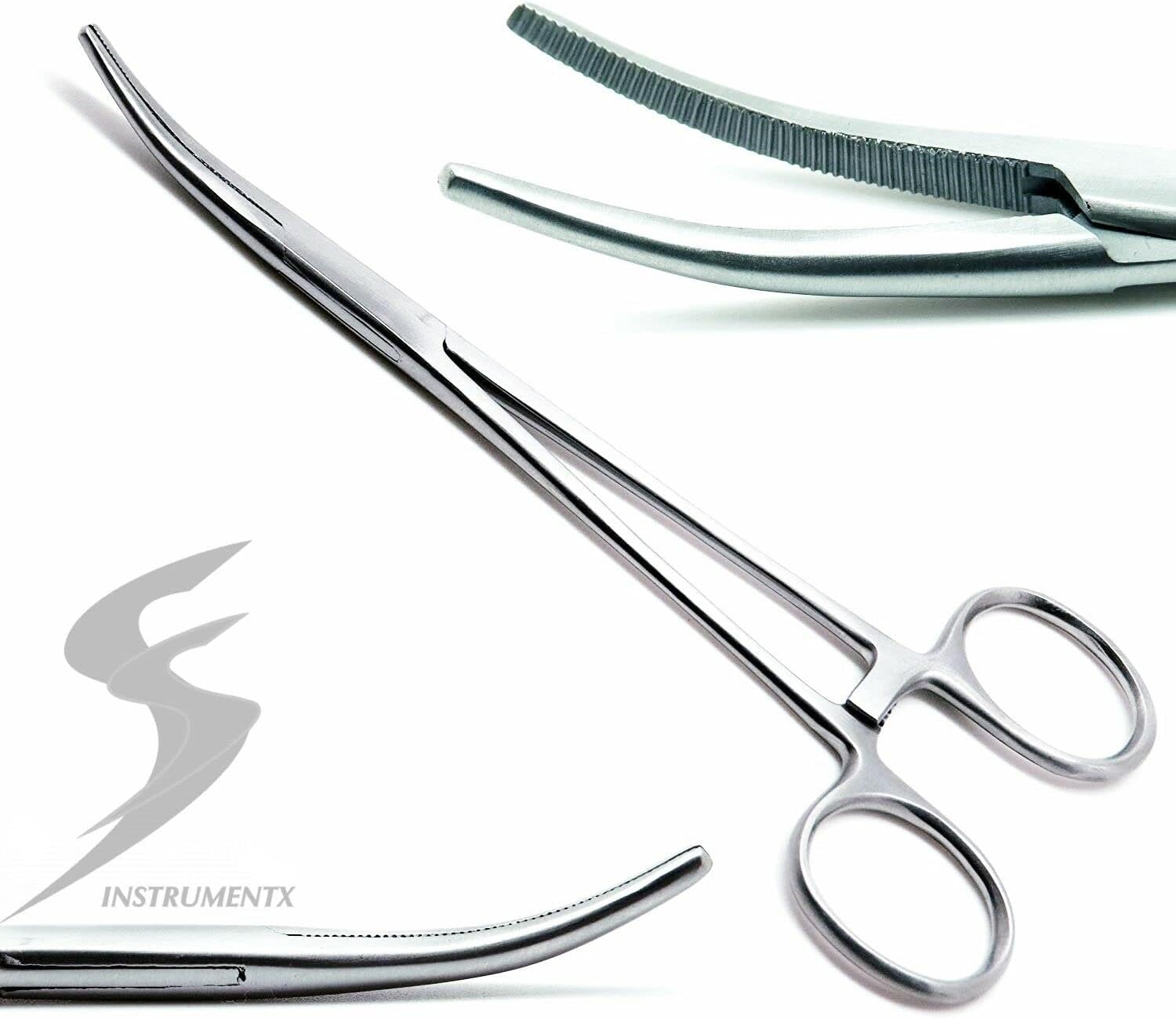 SS INSTRUMENTX Curved Forceps Plier Game Sea Coarse Fishing S-Steel Disgorger Unhooking Pliers Hook Remover