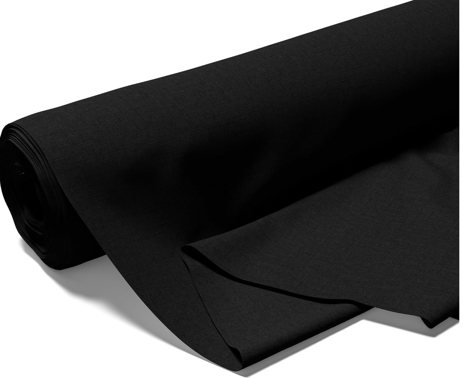 Tissu coton au mètre en - Tissus à coudre au mètre Tissu de décoration léger pour enfants Tissu à la mode au metre pour Couture Noir ou Blanc (NOIR, 5 mètres de 240 cm de Largeur)