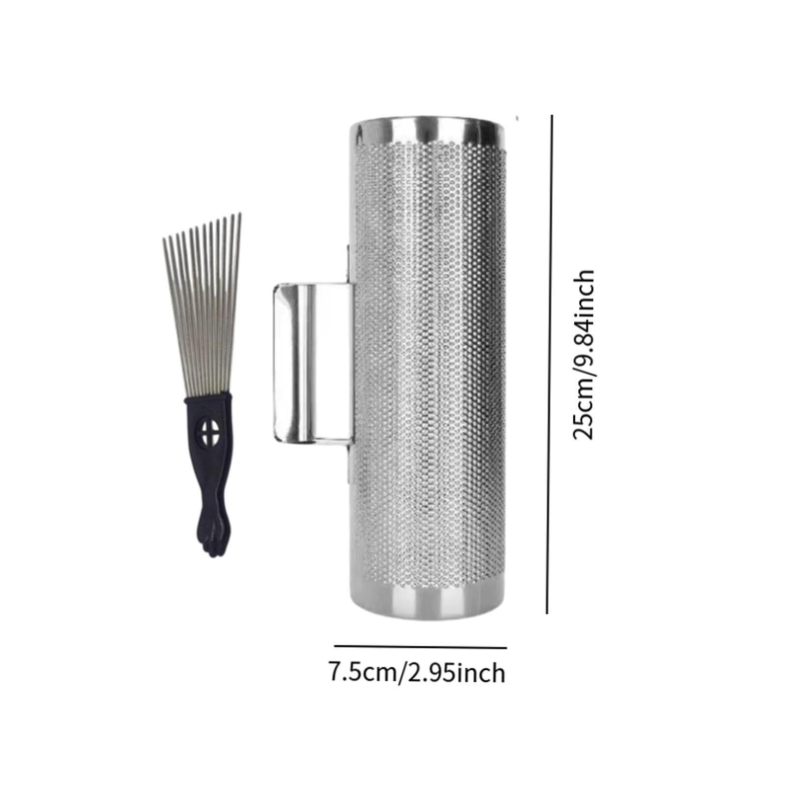 Ailan Guiro Instrument, Handpercussion, Metall Guiro Shaker, Musikinstrument, Spielzeug, Geschenk, Bandbegleitung, ermöglicht langes Halten und Spielen, tragbares Musikübungsinstrument, silbrig, M