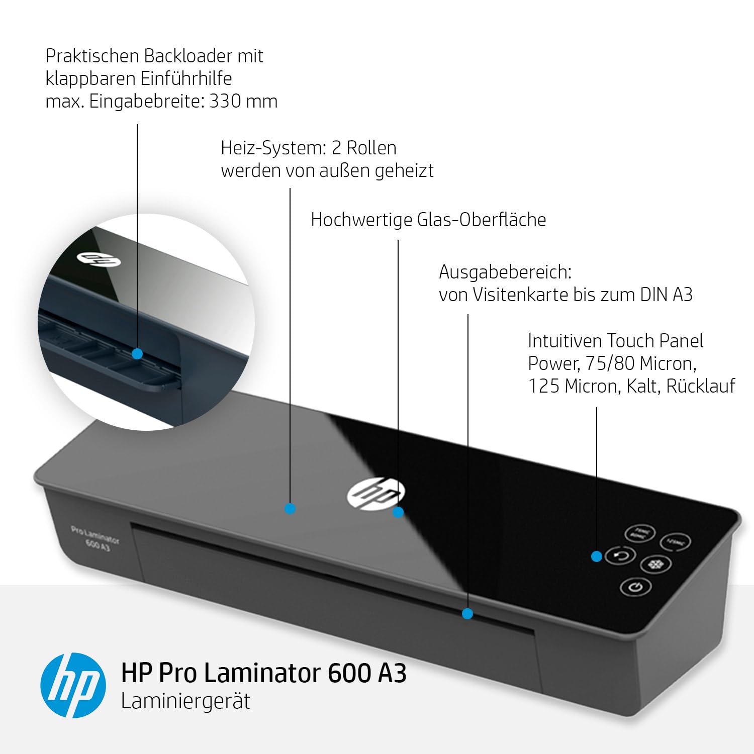 HP - Laminatrice ProLam 600 per fogli A3