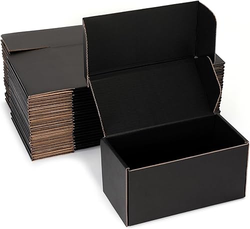 Miniatura 19 de Cajas de envío pequeñas de 9 x 6 x 2 pulgadas (paquete de 25) – Cajas de cartón corrugado blancas resistentes para pequeñas empresas, comercio
