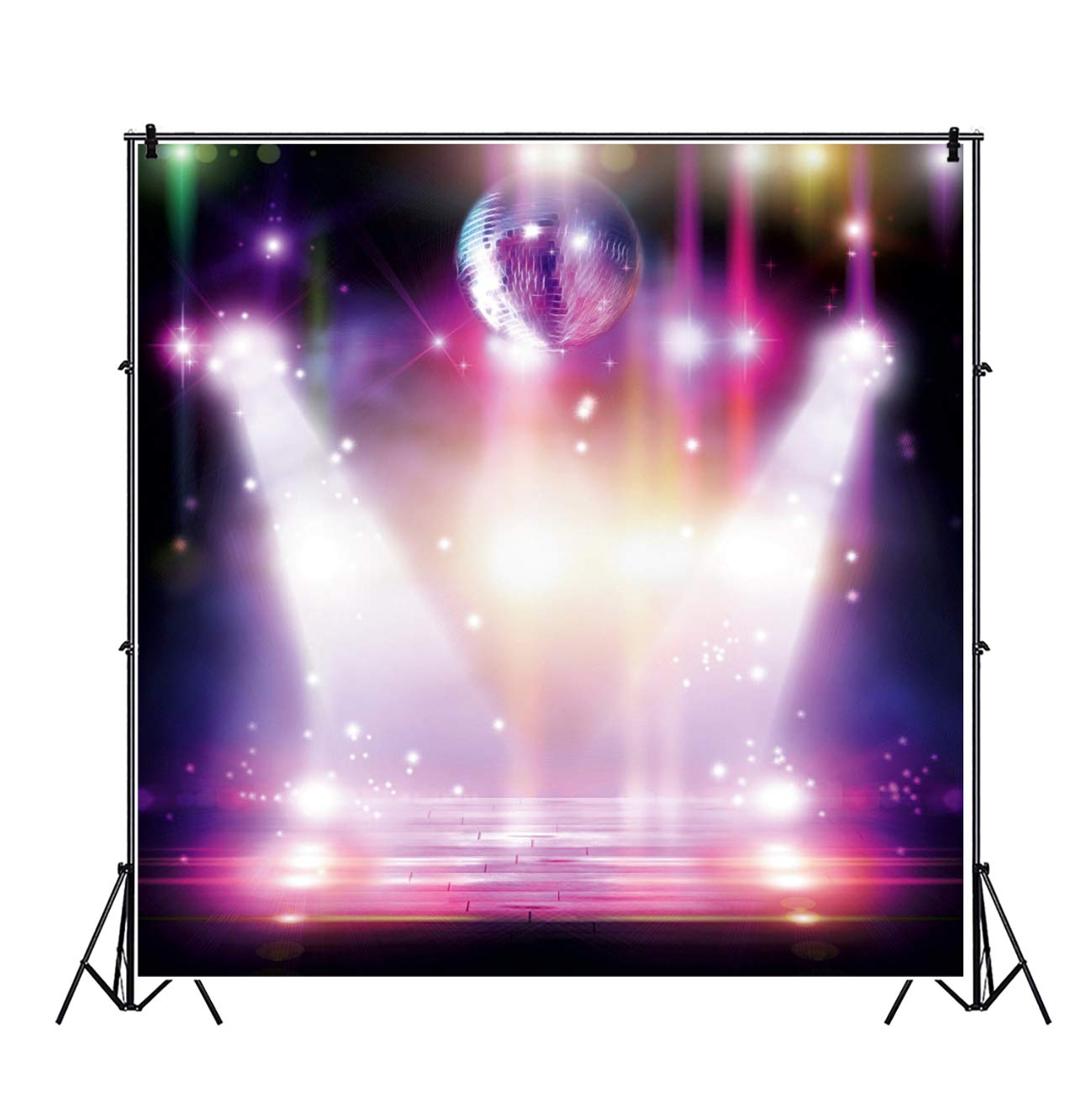 Amazon.co.jp: Qinunipoto2.2x2.2m写真の背景の背景布ステージ