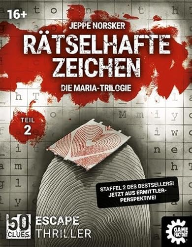 Stadtkrimis Exit Escape Stadtführung Game Factory 646288 50 Clues, Rätselhafte Zeichen, Teil 2, Escape-Thriller zum Mitspielen und Rätseln, Exitgame, Rätselspiel, Krimispiel, 2. Staffel: Maria-Trilogie