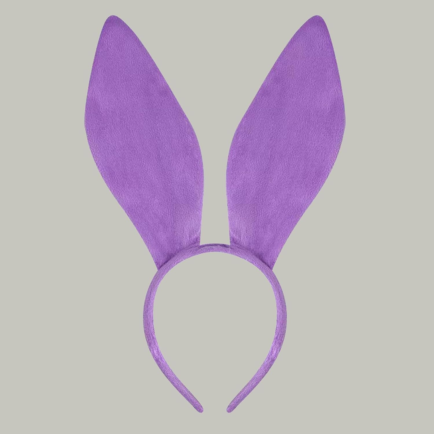Rabbits Ears Hairband Photo Props Easters Hair Hoop Headband Party Headpiece Dress up Headbands for Music Festival