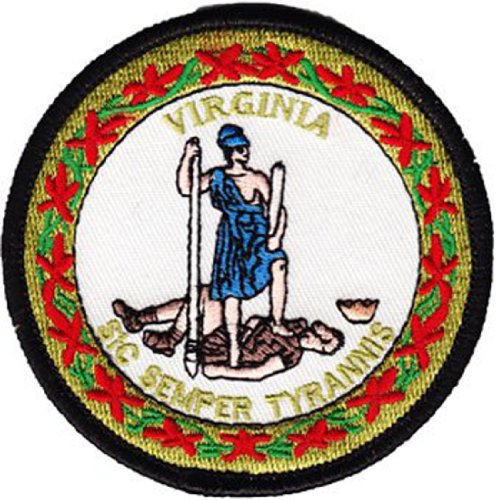 Virginia - 3 in Round State Seal Patch