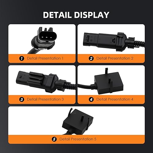 Miniatura 5 de 221905560080 Sensor de temperatura del refrigerante del motor compatible con C300C350 (2013-2014) GLK350ML350 (2013-2015) GLE350 (2016-2018) E350