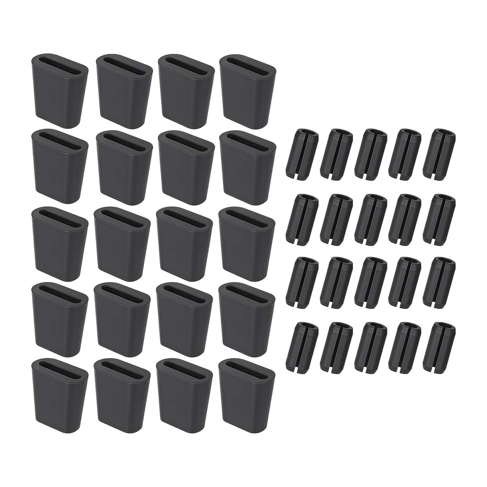 Msioytog Multicolor 40 Count Kitchen Sink Leg Soft Rubber Bumpers To Reduce Noise & Surfaces Damage For Sink Cabinets Base Protectors