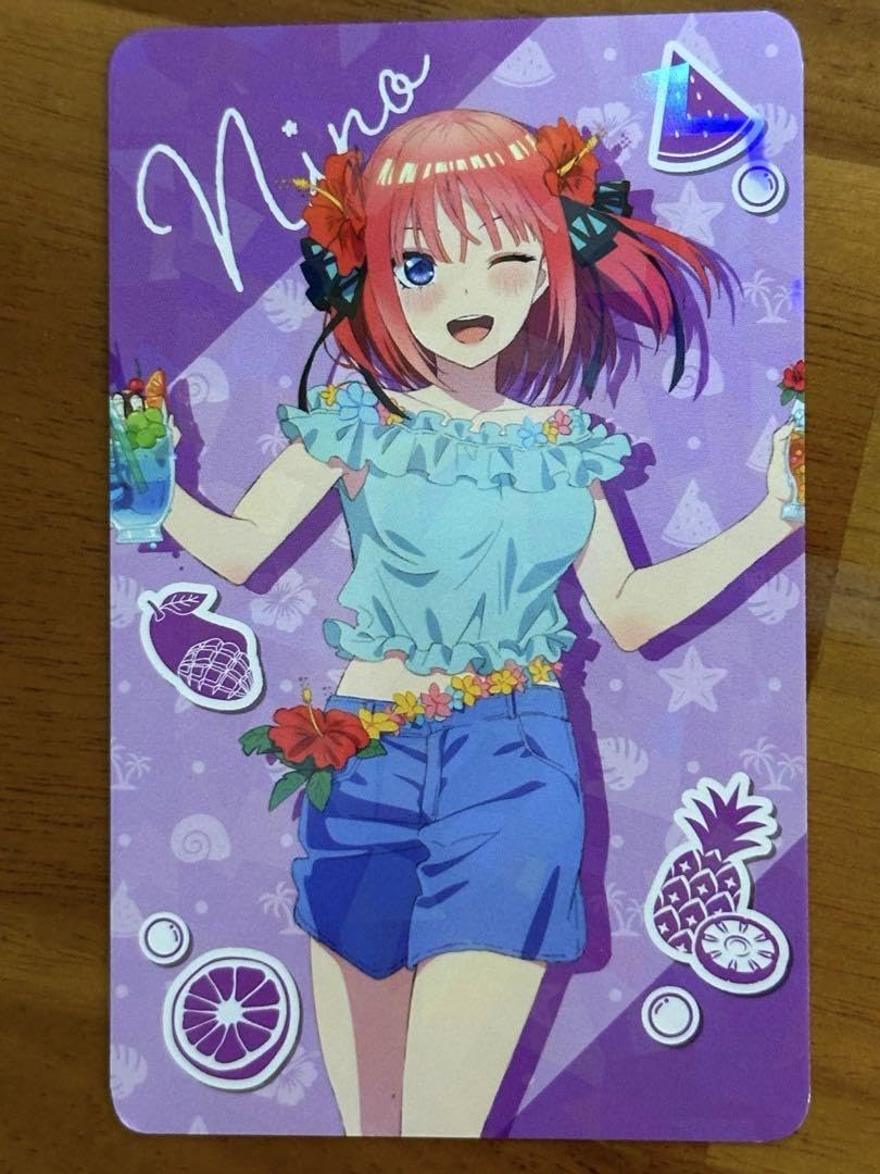 Amazon.co.jp: 五等分の花嫁∽ アトレ秋葉原 オリジナルカード 全6種