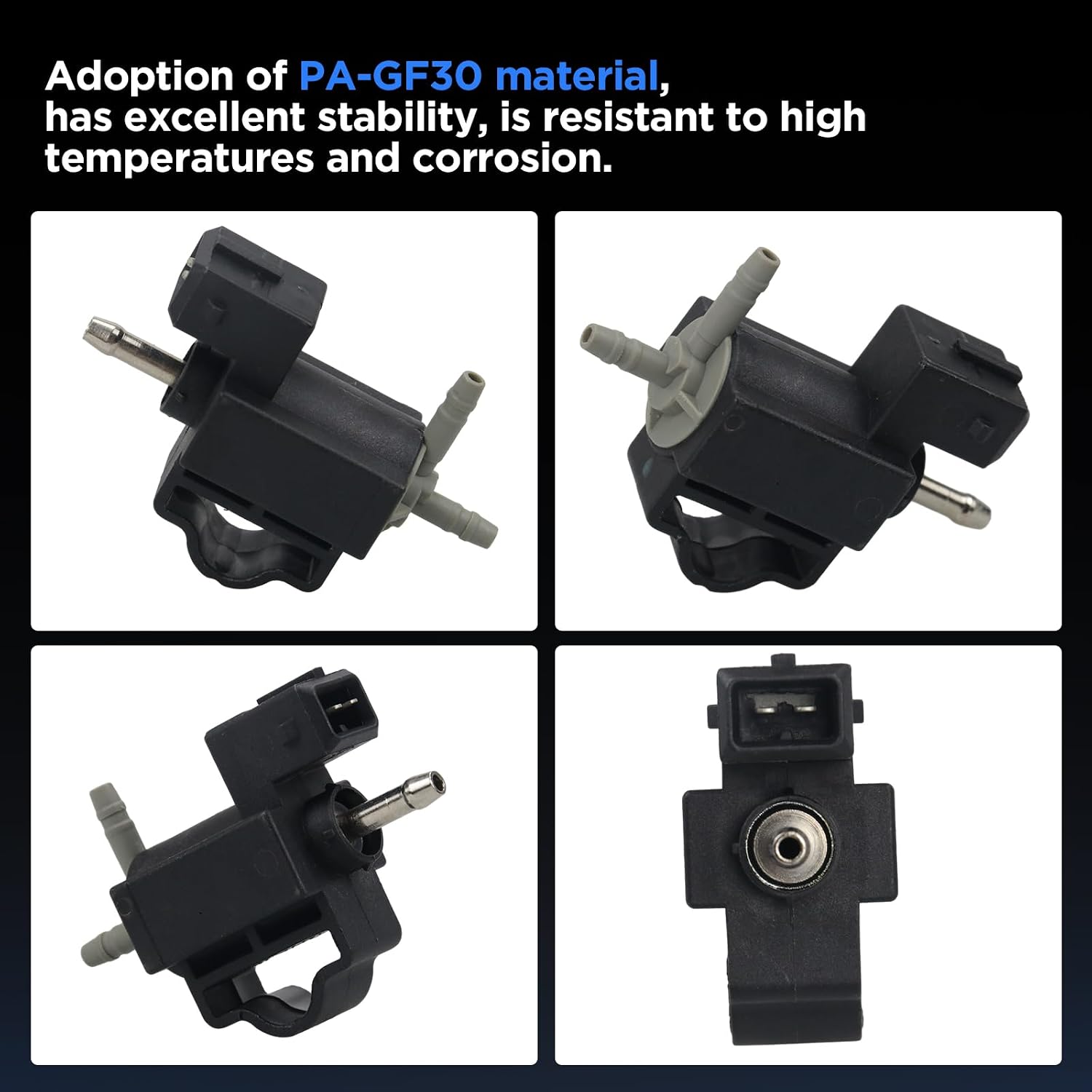 AITKEN Turbo Bypass Solenoid Charge Air Bypass Regulator Solenoid Valve Compatible with Buick Encore 2013-2020, Chevy Cruze 2011-2016, Chevy Sonic Trax 2012-2020, 1.4L Turbo P/N 55574902.