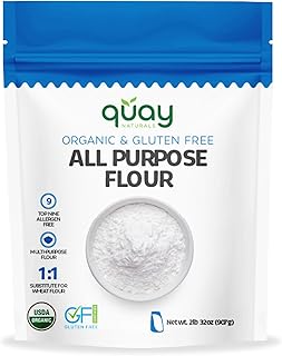 Quay Naturals Organic Gluten Free All Purpose Baking Flour - 2 lbs, No G...