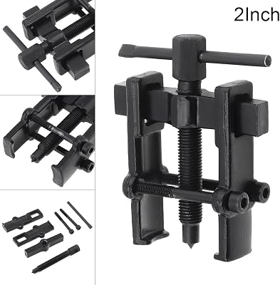 Outil de retrait d'extracteur d'engrenage réglable à deux mâchoires OriGlam, kit de retrait de pompe en acier au carbone de 2 pouces pour moto (2 pouces)