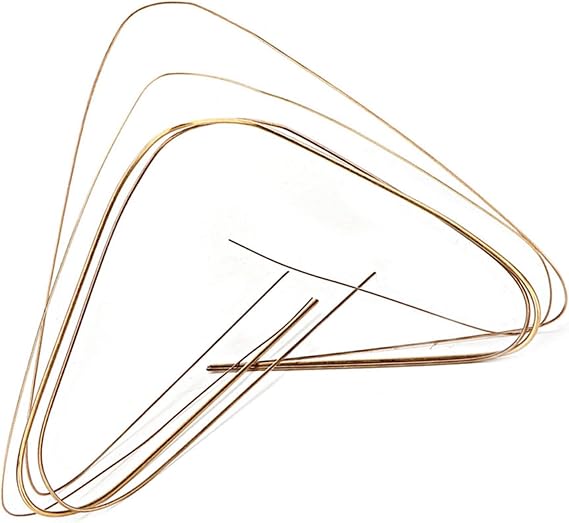 Gold Silver Copper Welding Rods, 0.5mm 0.7mm 1.0mm 1.5mm Aluminum Alloy Metal Welding Rods Flexible Soldering Wire 4pcs Soldering Brazing for Jewelry Making Kit