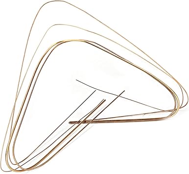 Gold Silver Copper Welding Rods, 0.5mm 0.7mm 1.0mm 1.5mm Aluminum Alloy Metal Welding Rods Flexible Soldering Wire 4pcs Soldering Brazing for Jewelry Making Kit
