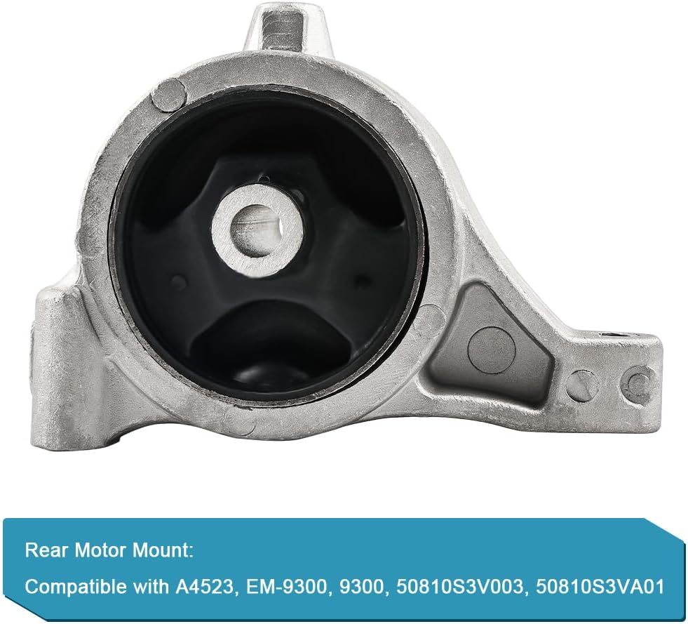 JDMON 3Pcs Engine Motor & Transmission Mount Kit Replacement for Acura MDX, Honda Pilot 3.5L V6 2001-2006, Compatible with A4519HY, A4519, A4551, A4533, A4523, 50820S9VA01, 50810S3V003