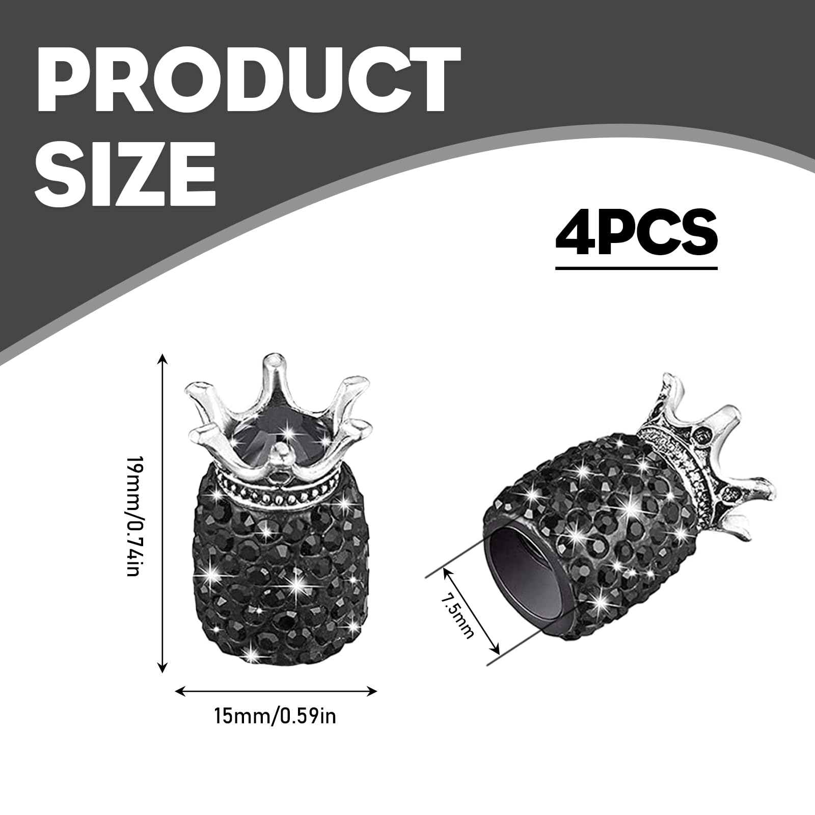 10 Tappini Gomma Per Valvole Pneumatici - Con O-Ring, Universali Per Auto, Moto E Bici - Foto 2