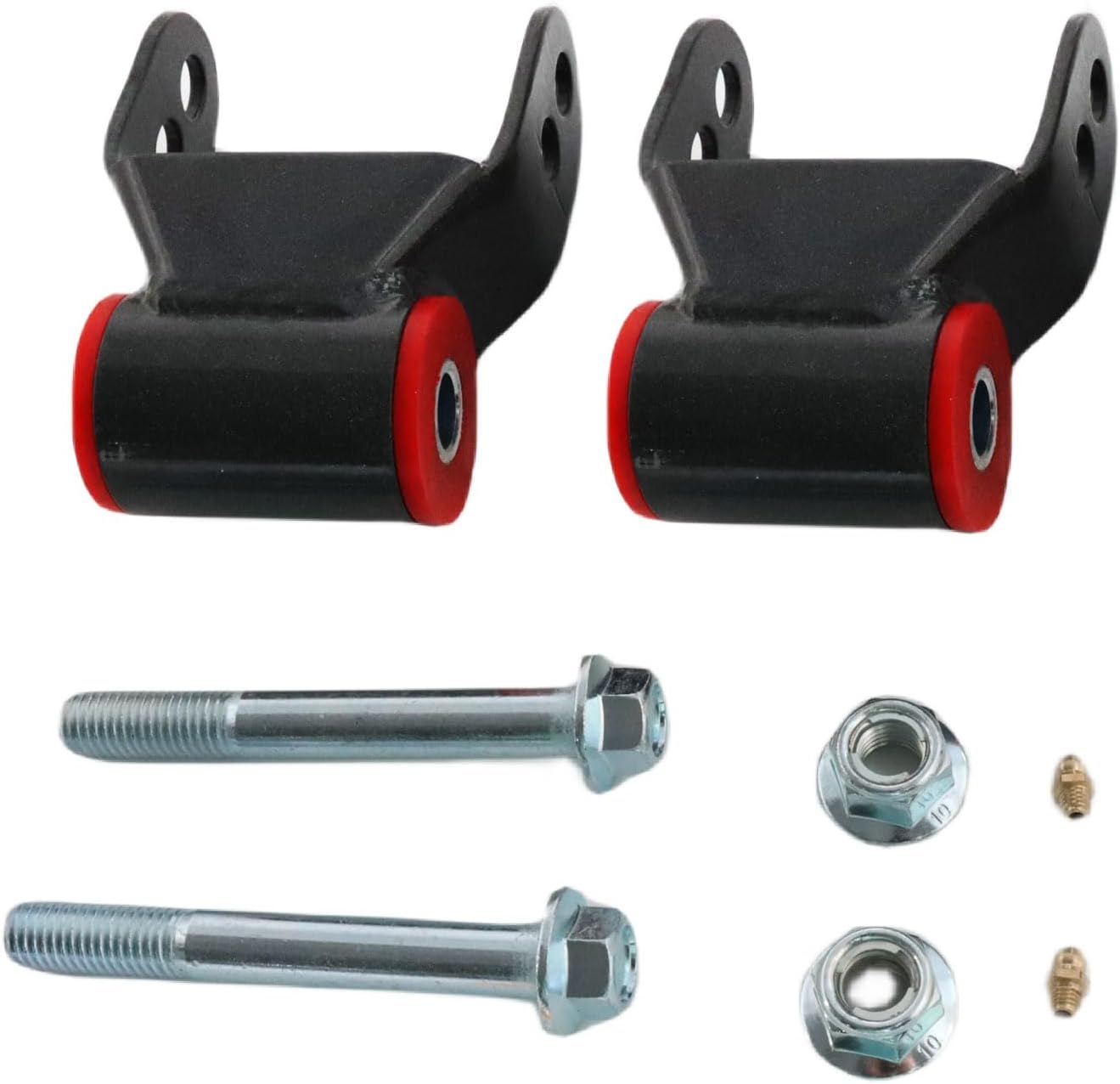 Suspension Lift Kit 1.5" or 2" Rear Shackle Lift Kit For 1988-1998 Chevy GMC K1500 K2500 4WD/Lift Spacer Block U-Bolt Spring Shackl