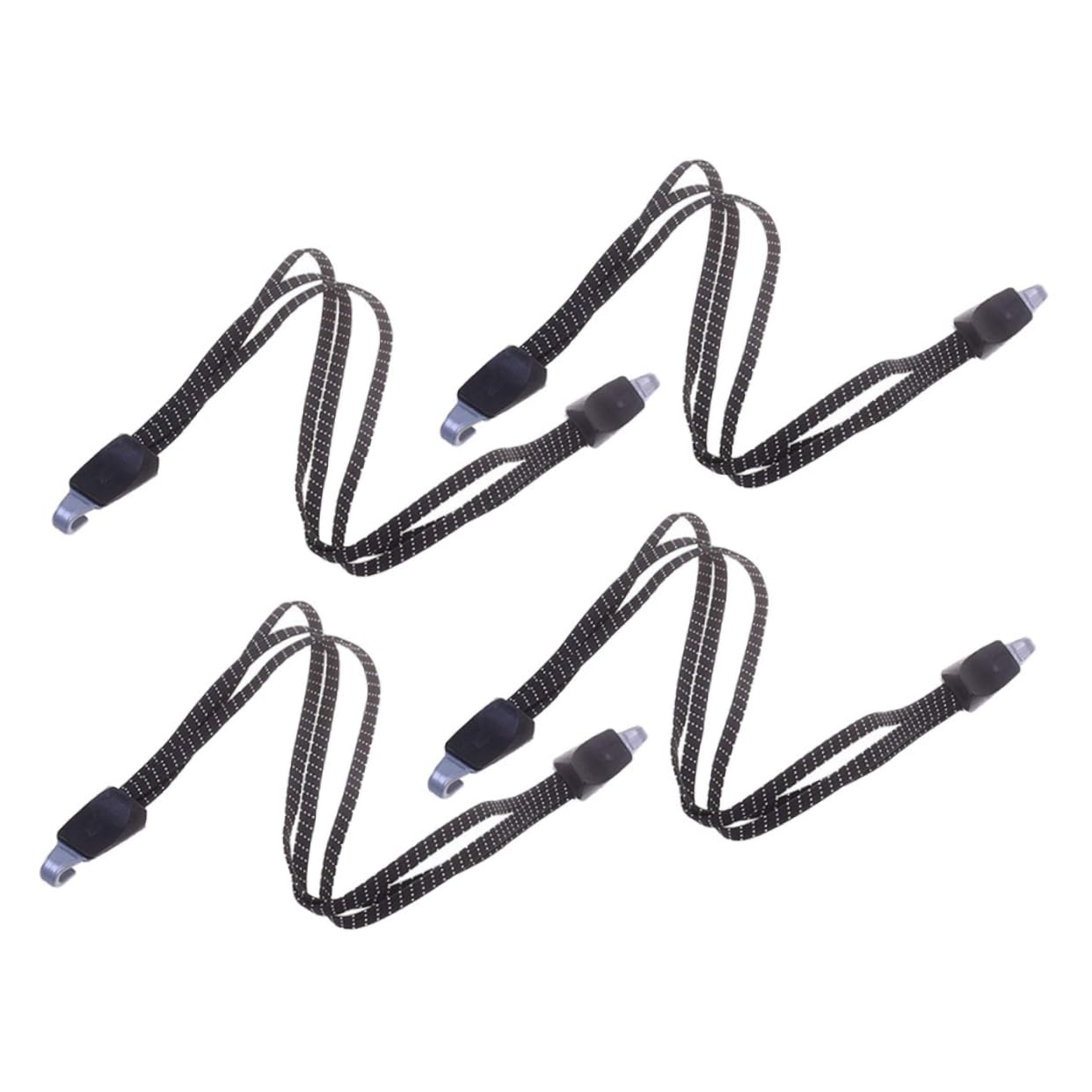 ibasenice 4pcs Heavy-Duty Elastic Luggage Strap Ropes for and Motorcycles Sturdy Band Design for Secure Cargo for Outdoor Activities and