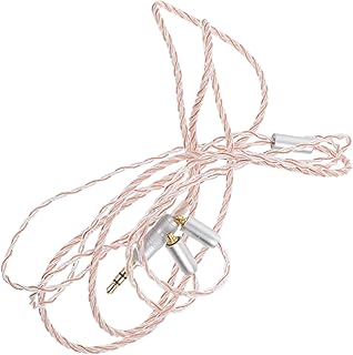 Veemoon Cable De Extensión Esencial Para Auriculares De 3 5 Mm Color Oro Rosa Cable De Repuesto Sencillo Sonido Mejorado Versátil Para Dispositivos Con Conector De 3 5 Mm.