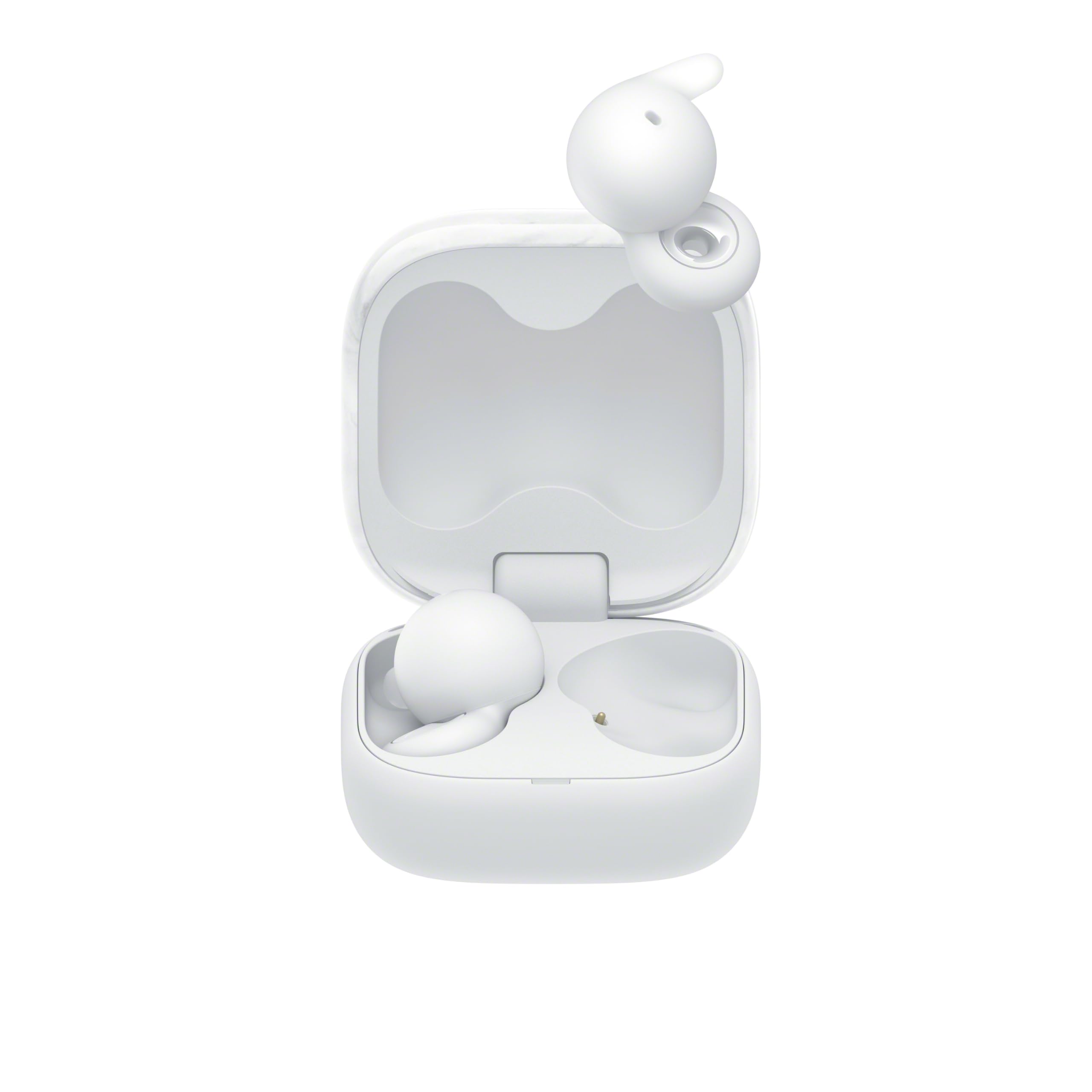 Sony LinkBuds Open - Ecouteurs Ouverts Bluetooth sans Fil - Son Transparent, Confortables, 4, 8g, Haute qualité sonore, IPX4, Connexion multipoint, Batterie 22h, iOS et Android - Blanc