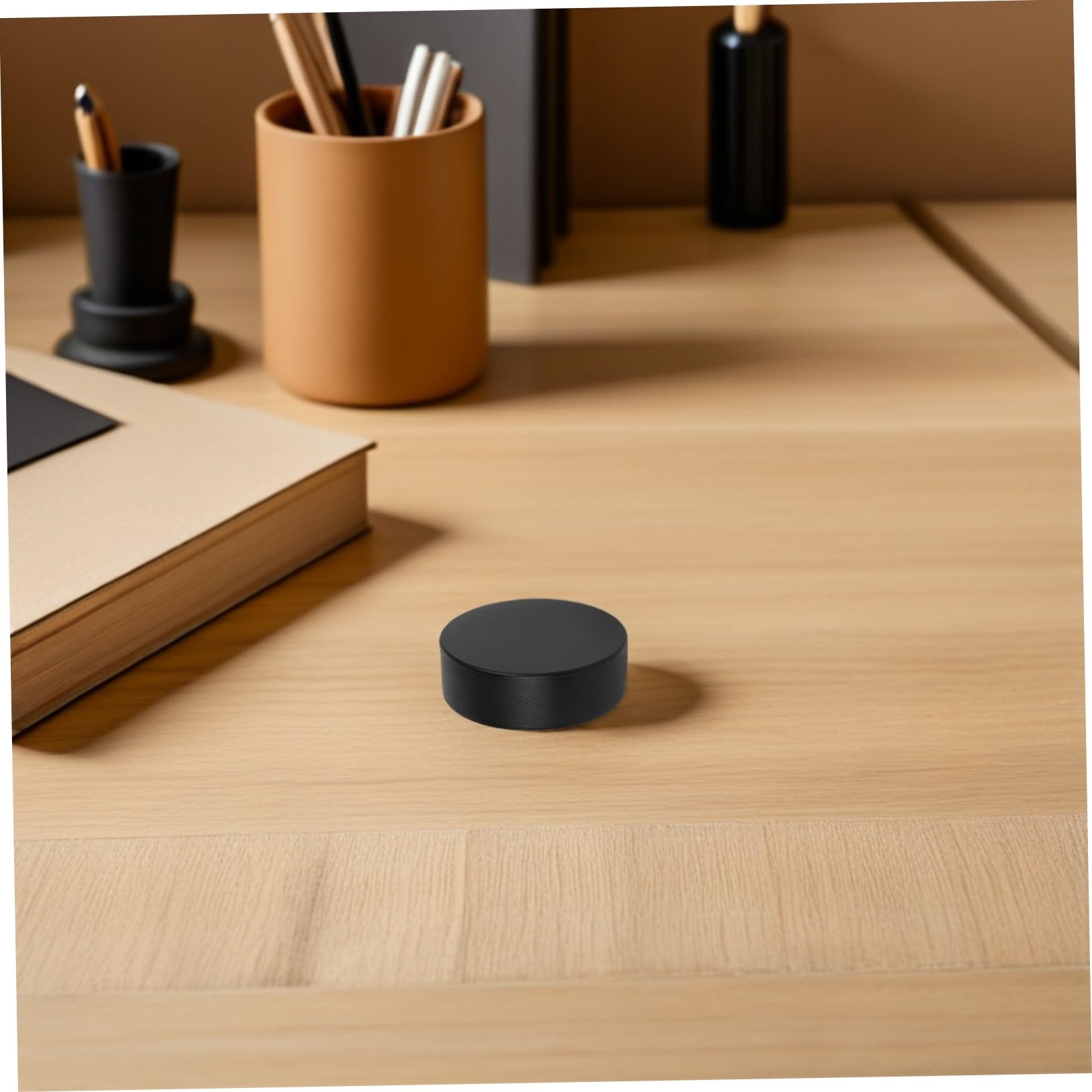 Uonlytech 12 pièces 12 Mini palets de Hockey en Mousse PU Souples et légers pour entraînement intérieur adaptés aux débutants et indispensables pour Pratique en équipe