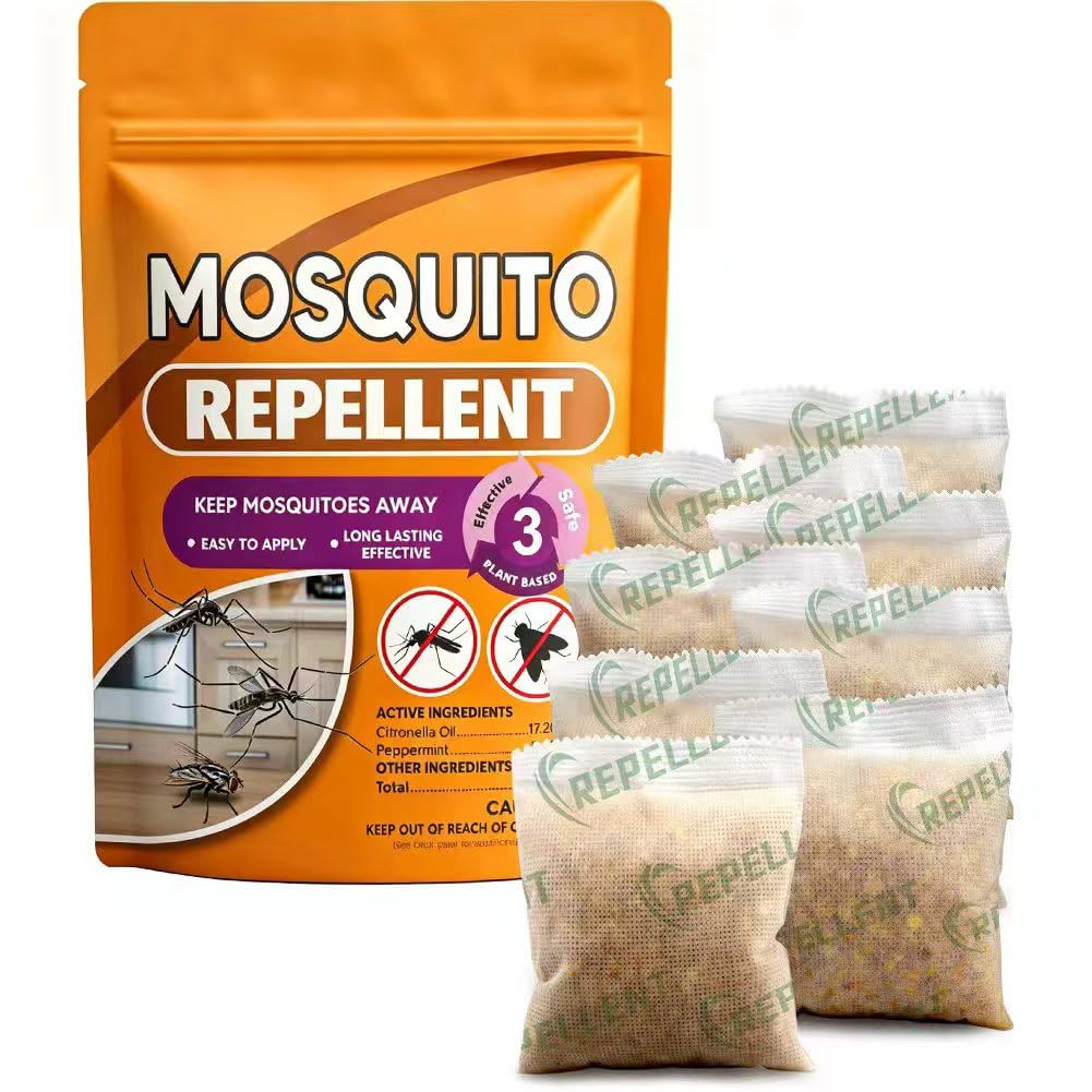 CuuFceEo Mosquito Deterrent Pouch 8-Pack