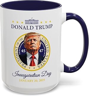 Proud Patriots Presidential Inauguration Commemorative Coffee Mug | Perfect Political Gift for Trump Supporters and Patriotic Americans | The #1 Trump Gifts, Trump 2024